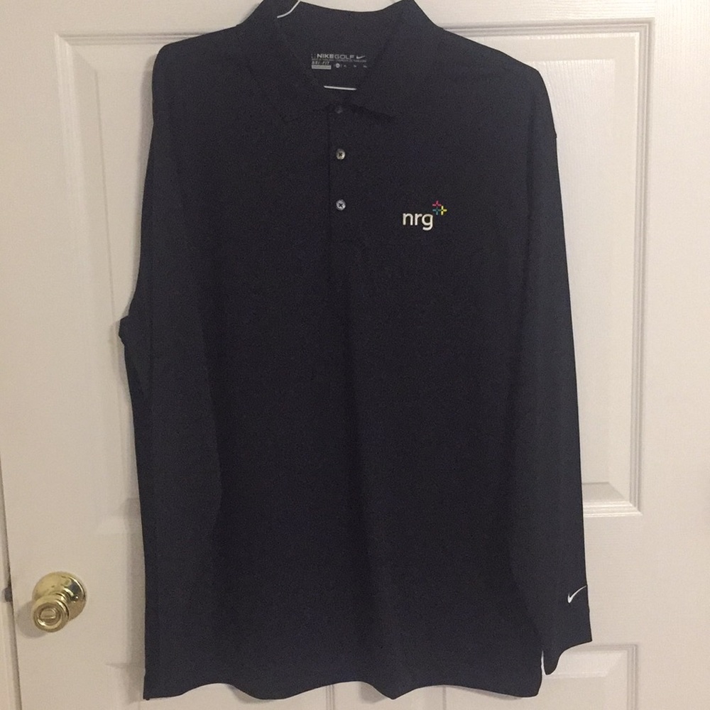 NWOT Nike Dri Fit Long Sleeve Golf Shirt